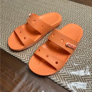 Crocs Orange Slide Sandals